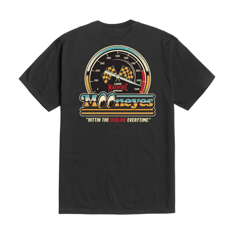 LOSER MACHINE Loser Machine Redline Tee Black