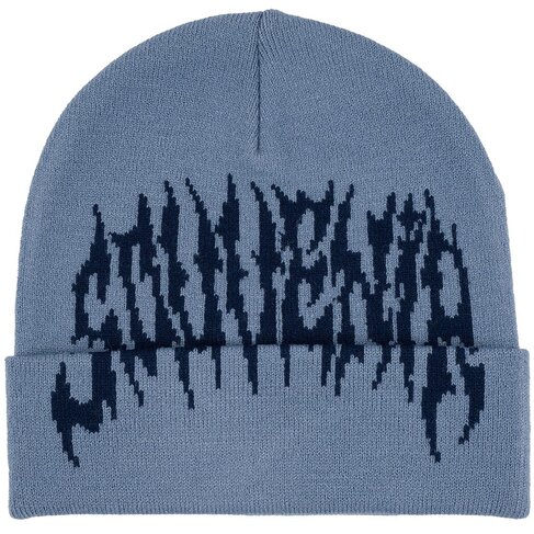 SOUVENIR Souvenir DIRTY CUFF BEANIE BLUE FOG
