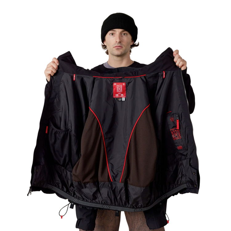 686 686 MENS 686 DOJO SHELL JACKET BLACK