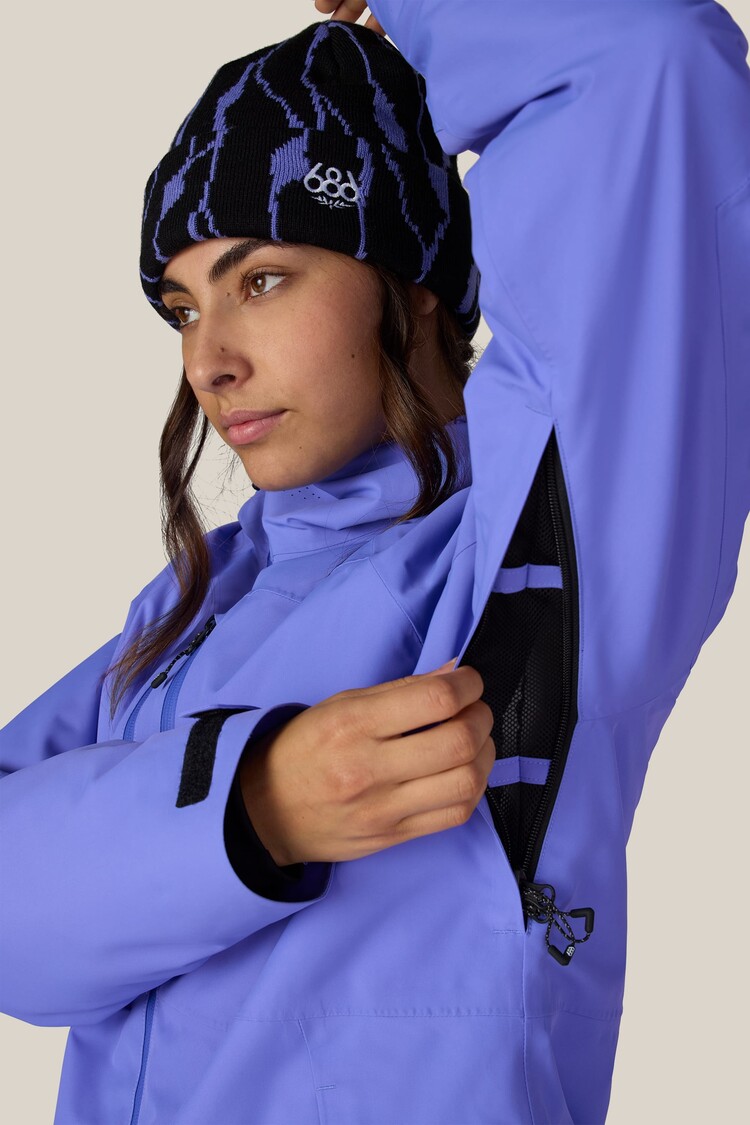 686 686 WOMENS HYDRA THERMAGRAPH JACKET ALPENGLOW BLUE