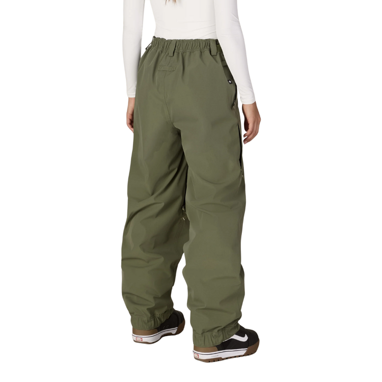 686 686 WOMENS OUTLINE SHELL PANT FATIGUE GREEN