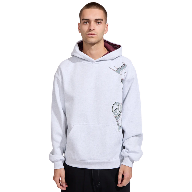 RUSTY RUSTY PRIMAL CONFUSION HOODIE ECRU MARLE