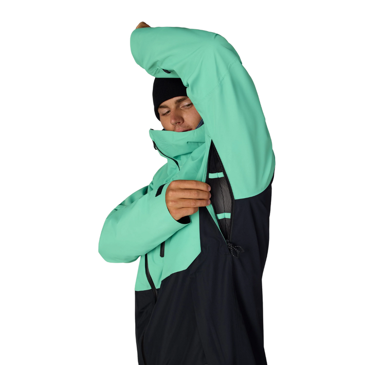 686 686 MENS HYDRA THERMAGRAPH JACKET WASABI COLORBLOCK