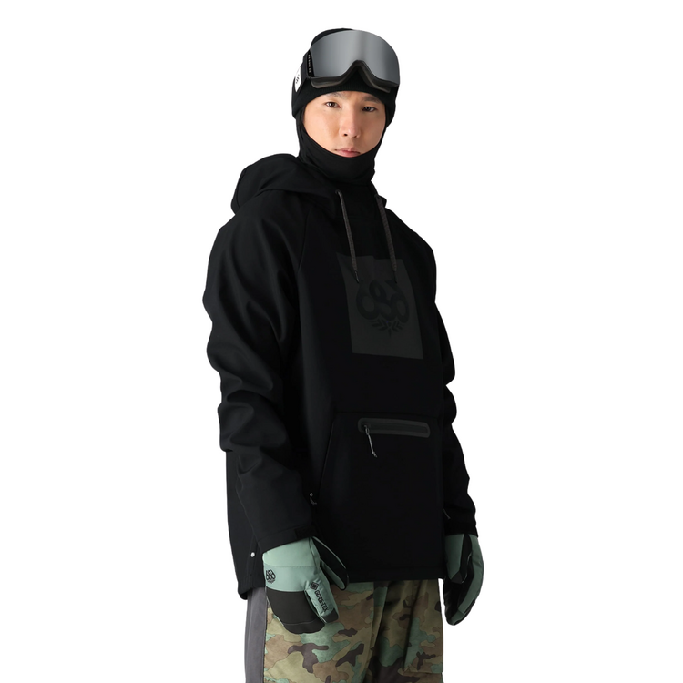 686 686 MENS Waterproof Hoody BLACK