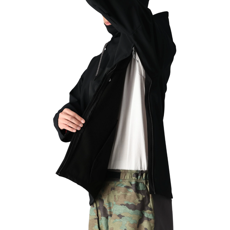 686 686 MENS Waterproof Hoody BLACK