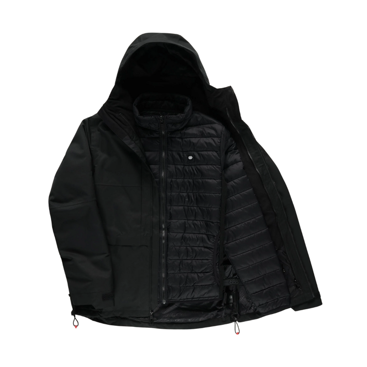 686 686 MENS SMARTY 3 IN 1 FORM JACKET BLACK