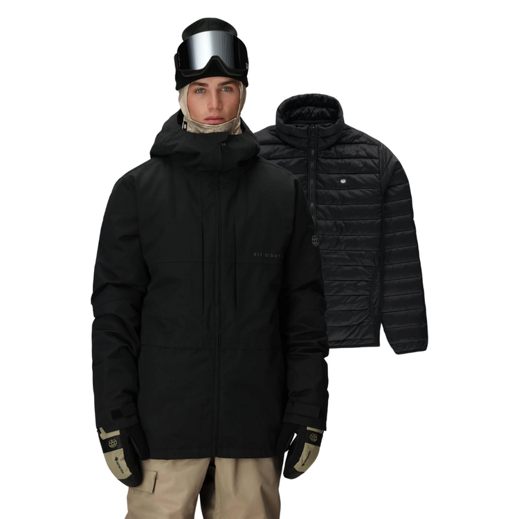 686 686 MENS SMARTY 3 IN 1 FORM JACKET BLACK