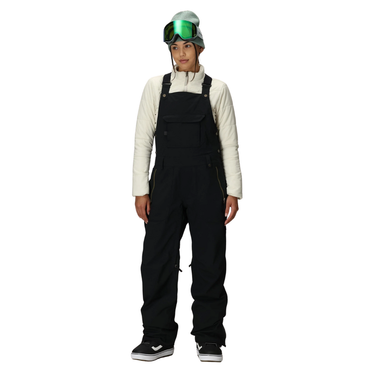 686 686 WOMENS BLACK MAGIC INSULATED BIB BLACK