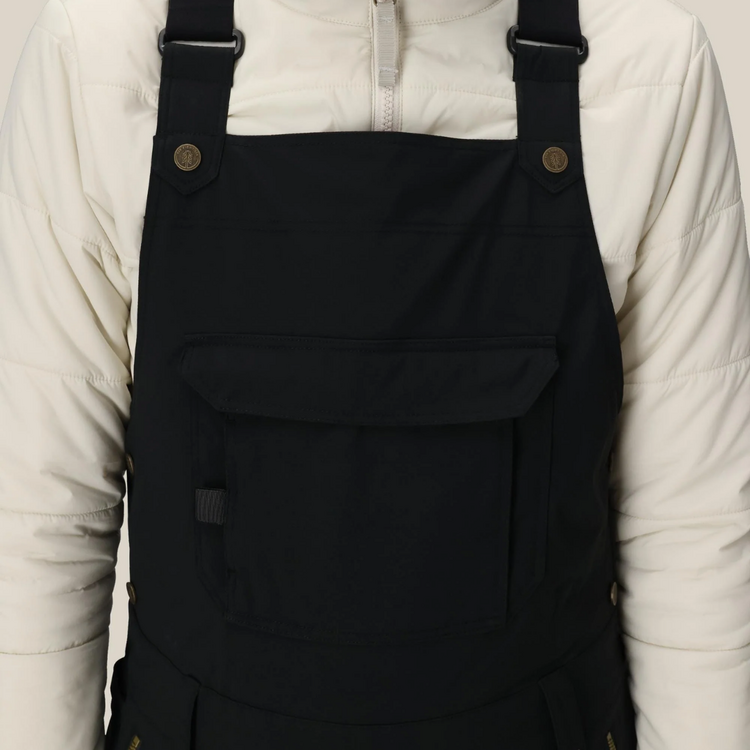 686 686 WOMENS BLACK MAGIC INSULATED BIB BLACK