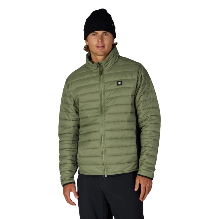 686 686 MENS THERMAL PUFF INSULATED JACKET FATIGUE GREEN