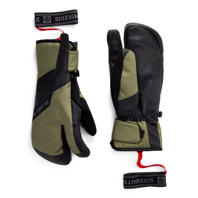 686 686 MENS HAWKEYE TRIGGER MITT FATIGUE GREEN