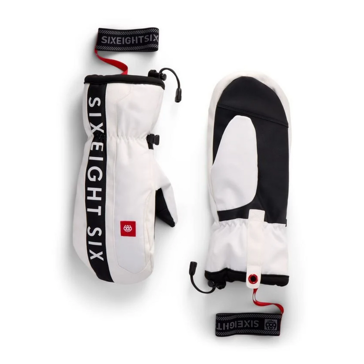 686 686 MENS TEAM MERINO MITT WHITE