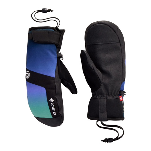 686 686 WOMENS GORE TEX LINEAR UNDER CUFF MITT ALPENGLOW BLUE