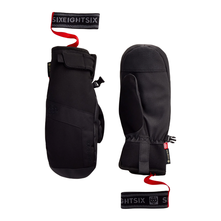 686 686 WOMENS GORE TEX LINEAR UNDER CUFF MITT BLACK