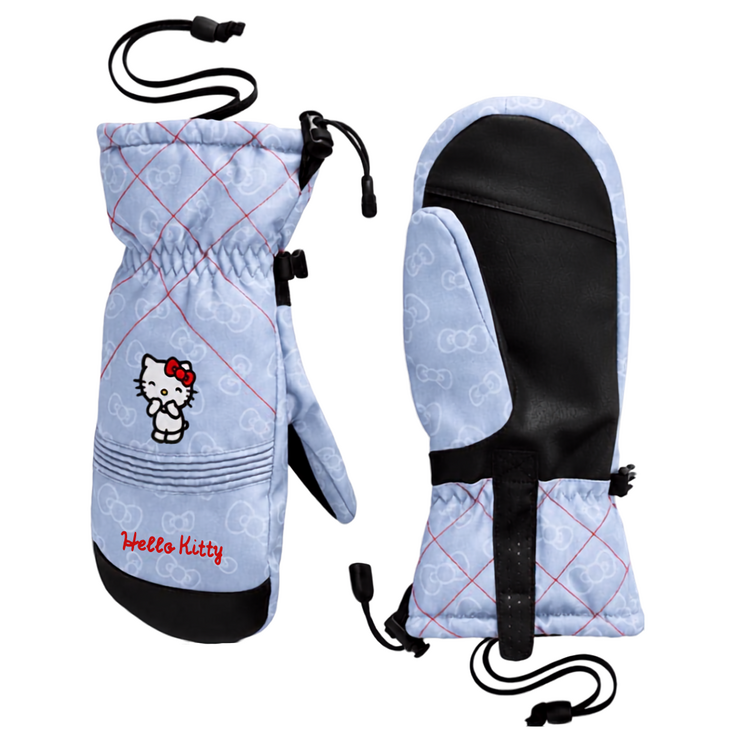 686 686 WOMENS JUBILEE MITT HELLO KITTY DENIM