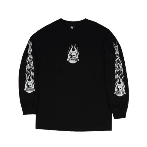 SKULL SKATES SKULL SKATES SKULL L/S SHIRT BURNT FIREBALL CLASSIC