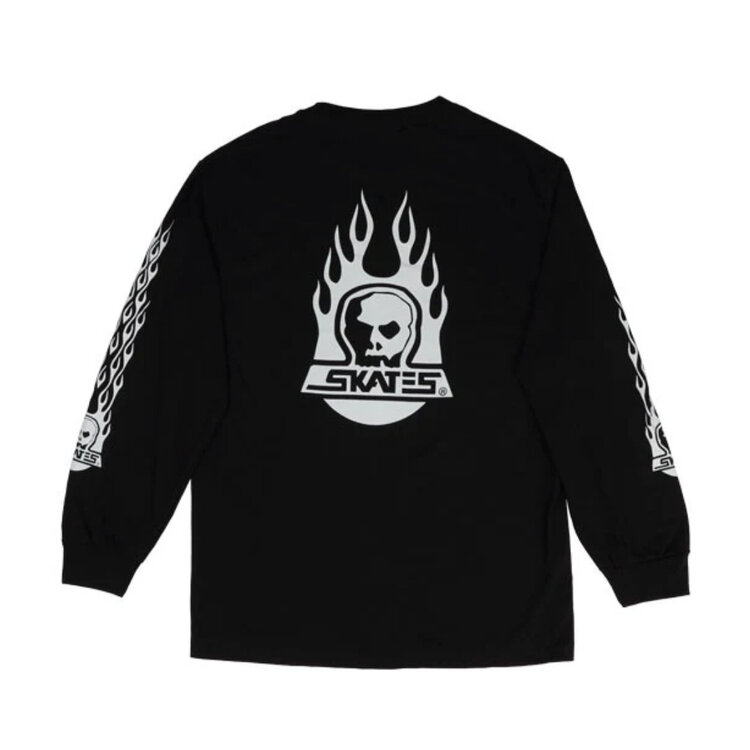 SKULL SKATES SKULL SKATES SKULL L/S SHIRT BURNT FIREBALL CLASSIC