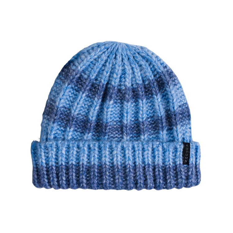 AUTUMN AUTUMN 2027 RUGBY STRIPE BEANIE BRIGHT BLUE