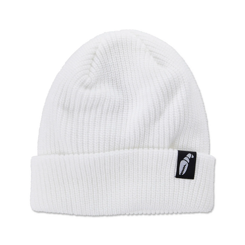 CRAB GRAB CRAB GRAB - CLAW LABEL BEANIE WHITE