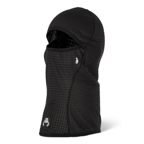 CRAB GRAB CRAB GRAB - CLAWVA WAFFLE FLEECE BLACK