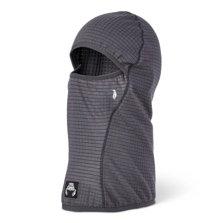 CRAB GRAB CRAB GRAB - CLAWVA WAFFLE FLEECE CHARCOAL