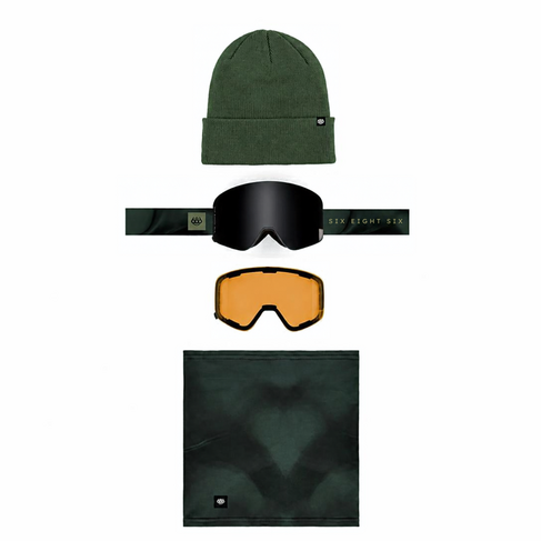 686 686 SMARTY MAGNETIC GOGGLE MOSS DUNE+MOSS GREEN+AMER