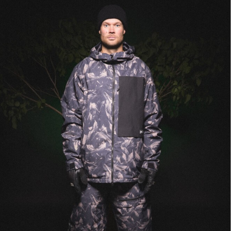 L1 L1 RANKIN JACKET JUNGLE PRINTM/BLK-EE