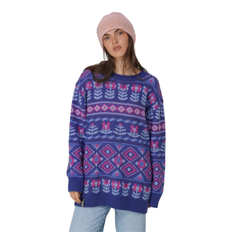 NOTICE THE RECKLESS NOTICE THE RECKLESS BLUE DUSK SWEATER