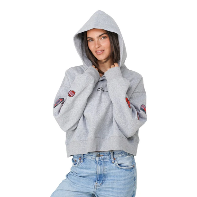 NOTICE THE RECKLESS NOTICE THE RECKLESS SKI TRIP CROPPED HOODIE