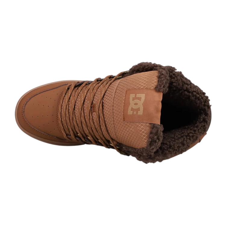 DC DC PURE HIGH TOP WC WNT BRN/DBRN BROWN/DKBRWN
