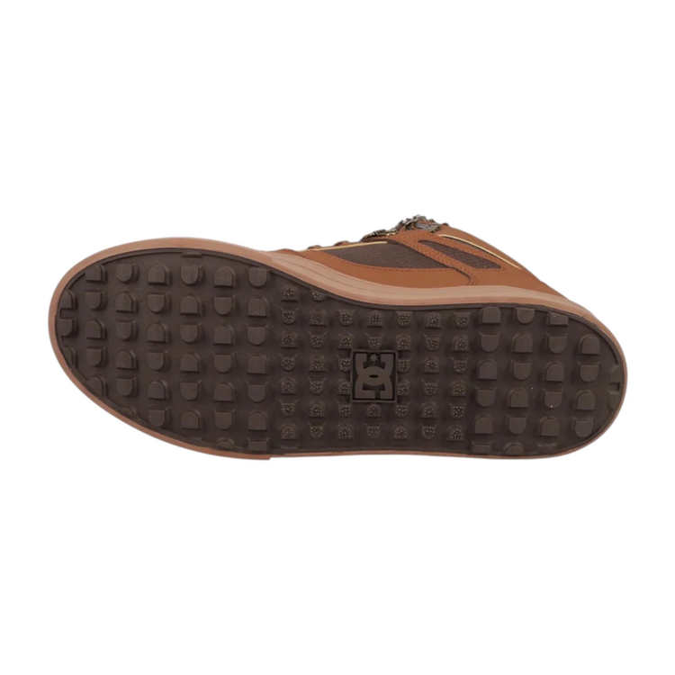 DC DC PURE HIGH TOP WC WNT BRN/DBRN BROWN/DKBRWN