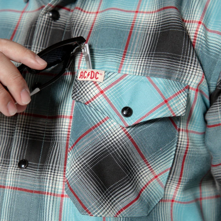 DIXXON DIXXON AC/DC DIRTY DEEDS FLANNEL