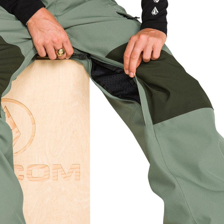 Volcom Volcom CRESTON 3D STRETCH BIB LIGHT GREEN