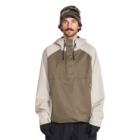 Volcom Volcom HOSSEGOR 20K PULLOVER KHAKI