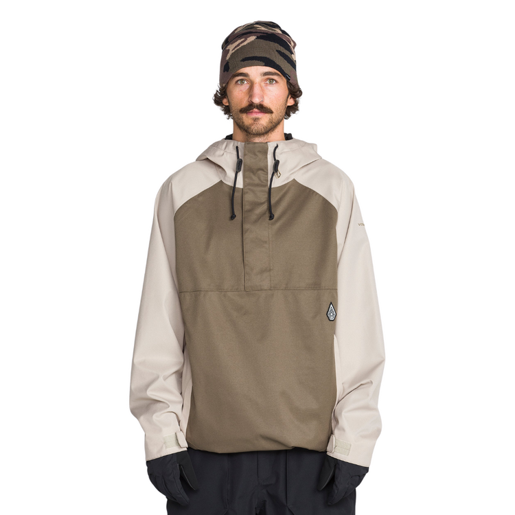 Volcom Volcom HOSSEGOR 20K PULLOVER KHAKI