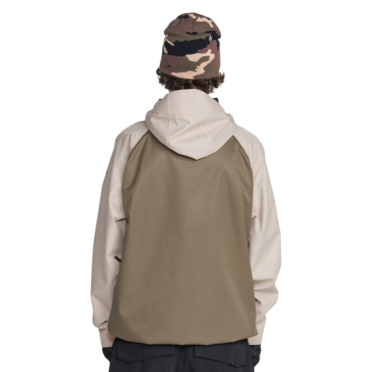 Volcom Volcom HOSSEGOR 20K PULLOVER KHAKI