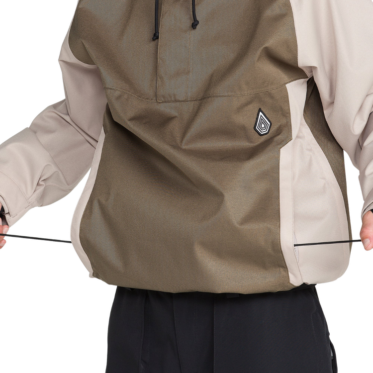 Volcom Volcom HOSSEGOR 20K PULLOVER KHAKI