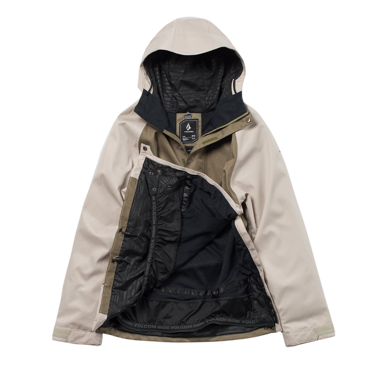 Volcom Volcom HOSSEGOR 20K PULLOVER KHAKI