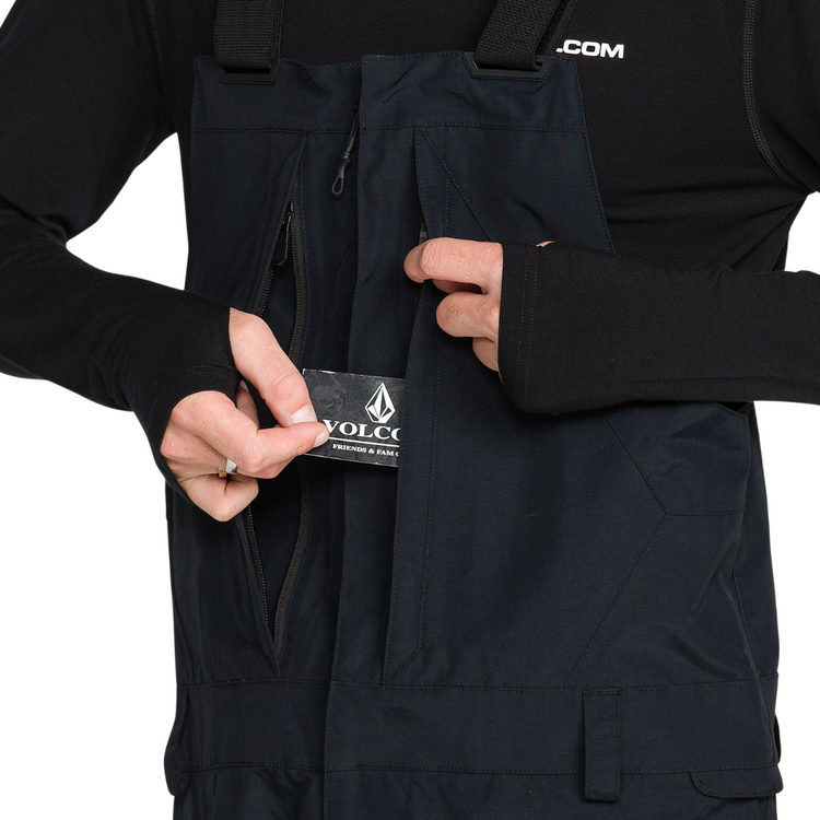 Volcom Volcom RAIN GORE BIB OVERALL BLACK