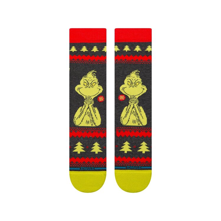 Stance STANCE GRINCH SWEATER CREW BLACK