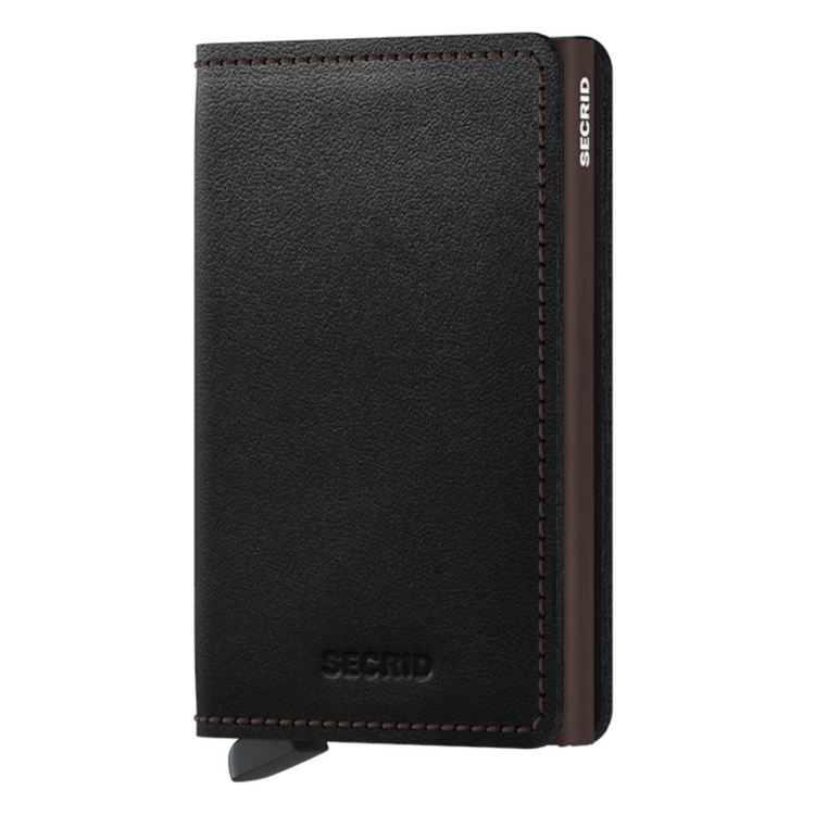 Secrid SECRID SLIM WALLET ORIGINAL BLACK/BROWN