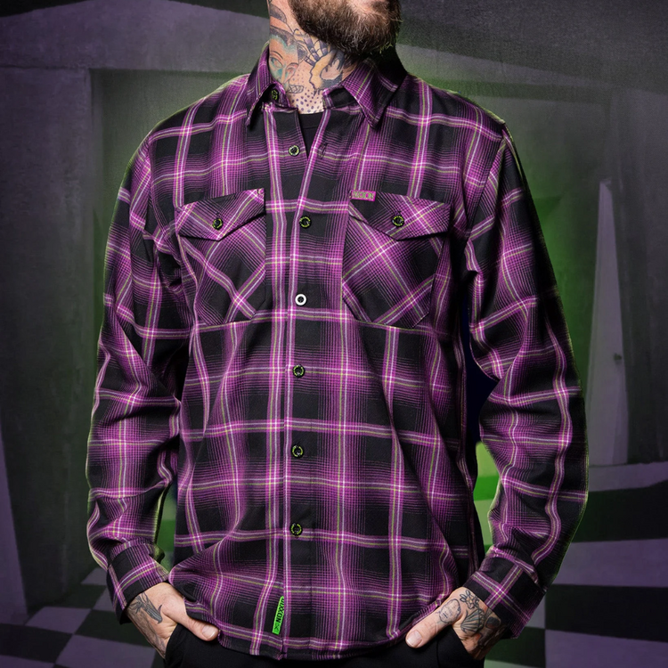 DIXXON DIXXON HEREAFTER BEETLEJUICE FLANNEL