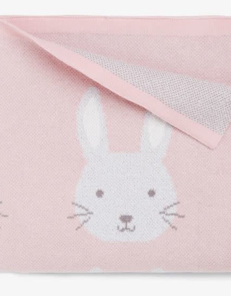 pink bunny blanket