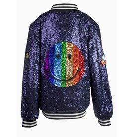 Lola and the Boys Lola and the Boys - Emoji Sequin Bomber