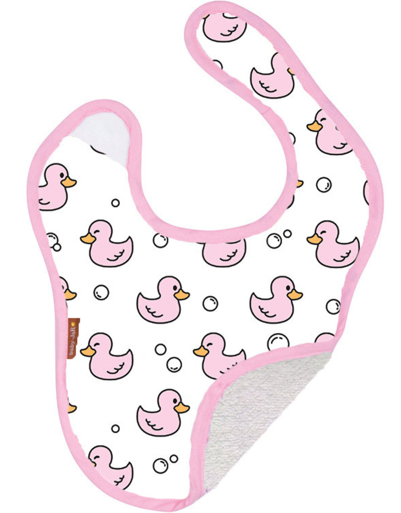 Baby Jar Baby Jar - Bib Pink Ducks