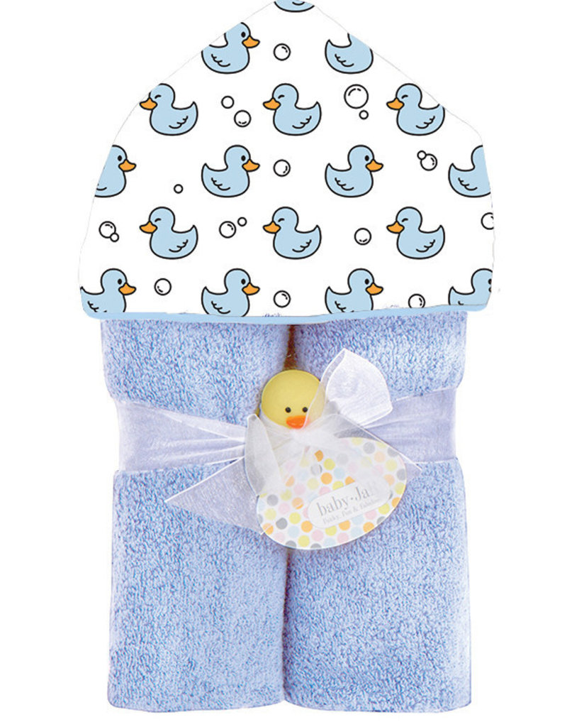 Baby Jar Baby Jar - Hooded Towel Blue Ducks