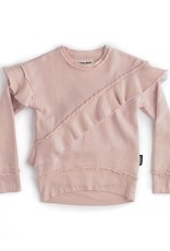 NuNuNu NuNuNu - Powder Pink Ruffle Sweatshirt