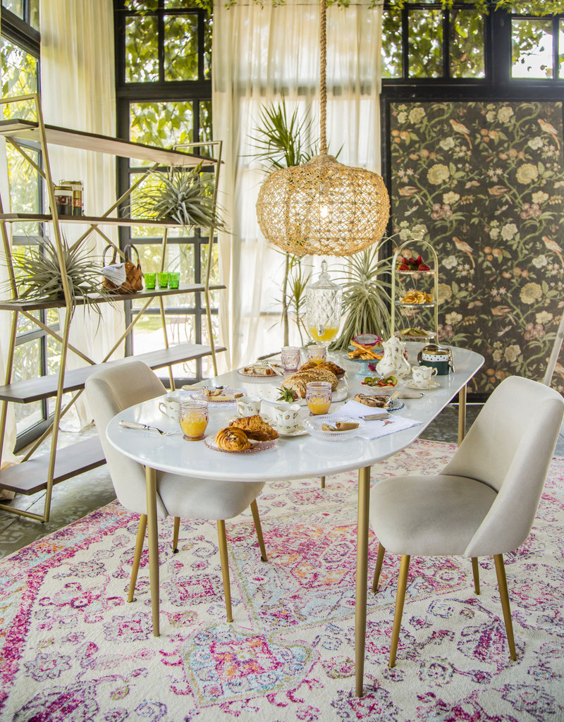 White Marble Dining Table Zona E Home