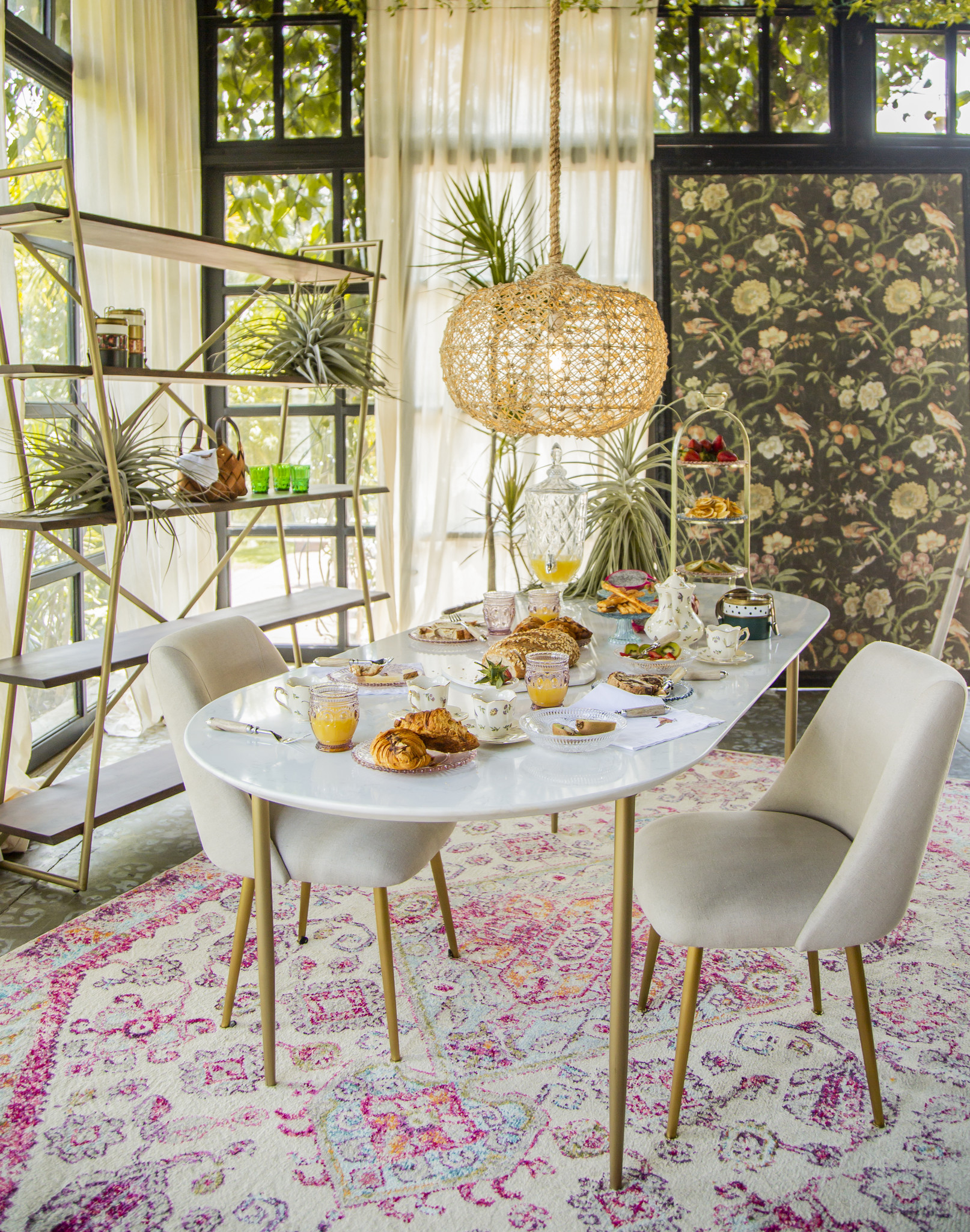 White Marble Dining Table Zona E Home