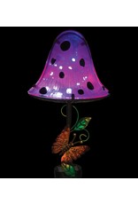Dottie Mushroom Solar Stake- Purple